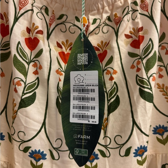 FARM Rio Multicolor Embroidered Maxi Dress - Picture 4 of 8